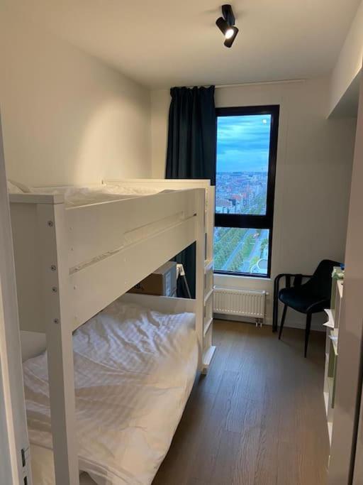 Uniek Appartement - Mooiste En Hoogste Uitzicht Op Antwerpen! - Incl Gratis Parking Εξωτερικό φωτογραφία