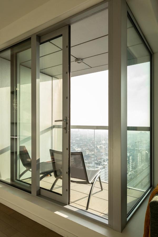 Uniek Appartement - Mooiste En Hoogste Uitzicht Op Antwerpen! - Incl Gratis Parking Εξωτερικό φωτογραφία