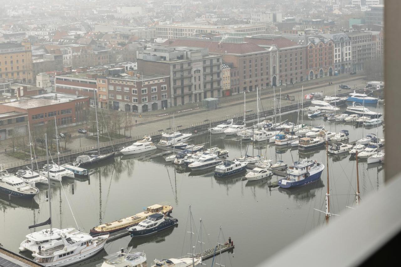 Uniek Appartement - Mooiste En Hoogste Uitzicht Op Antwerpen! - Incl Gratis Parking Εξωτερικό φωτογραφία