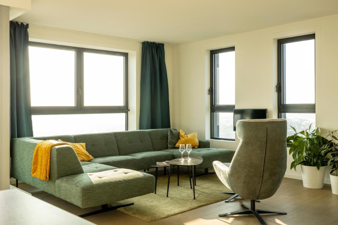 Uniek Appartement - Mooiste En Hoogste Uitzicht Op Antwerpen! - Incl Gratis Parking Εξωτερικό φωτογραφία