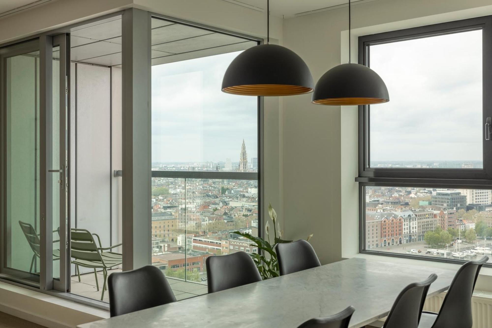 Uniek Appartement - Mooiste En Hoogste Uitzicht Op Antwerpen! - Incl Gratis Parking Εξωτερικό φωτογραφία